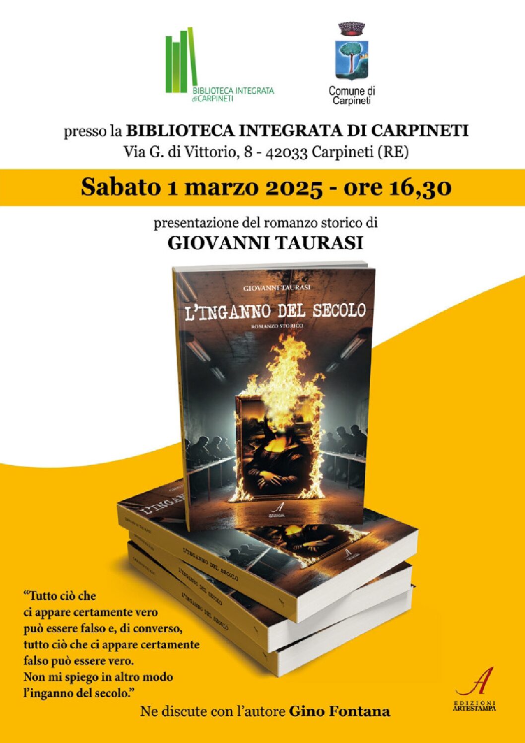 Leggi: «L’INGANNO DEL SECOLO – Romanzo storico…»