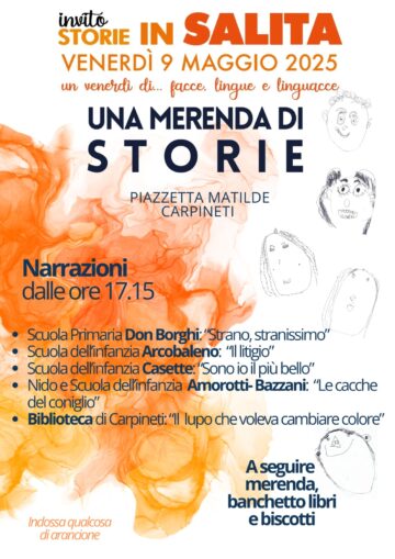 Leggi: «Storie in salita, venerdi 9 maggio»